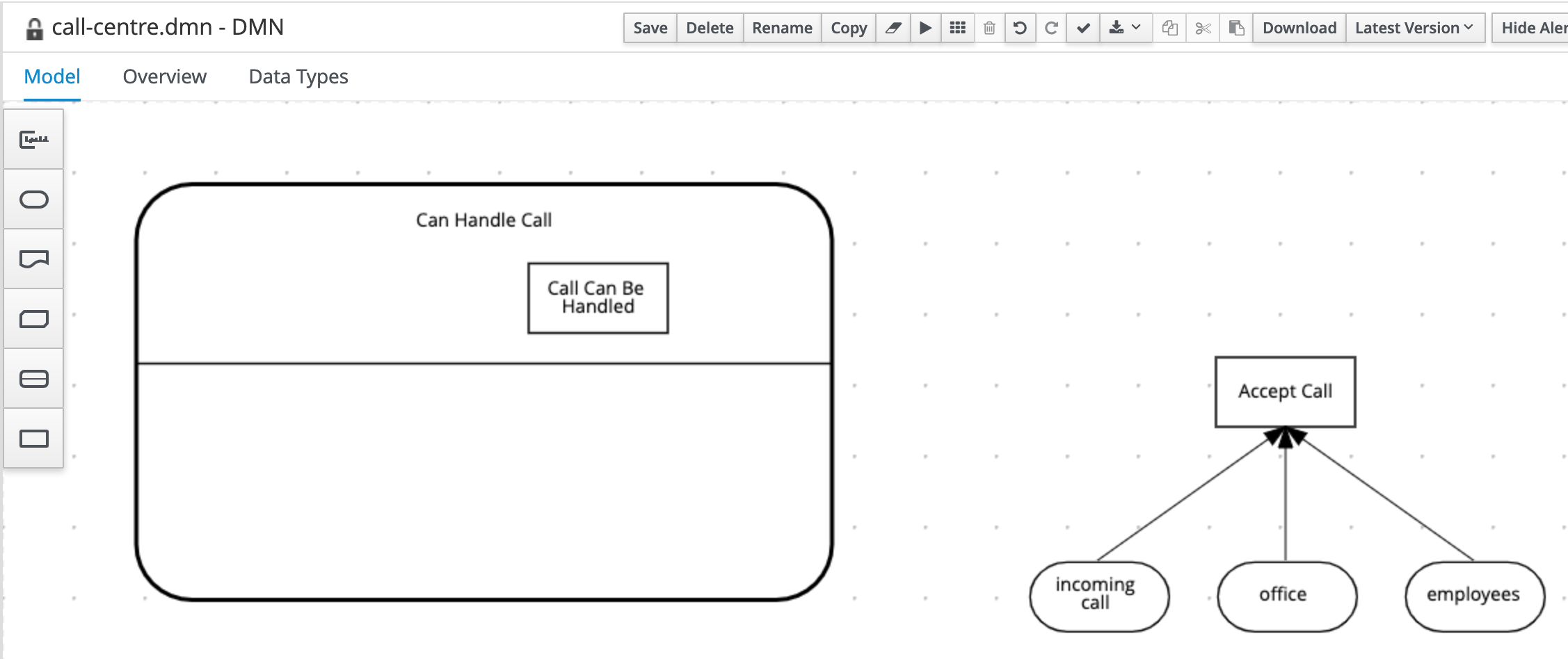 Decision Service With Decision Node